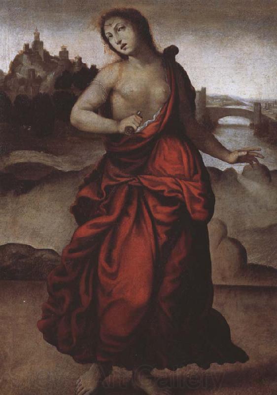 Giovanni Sodoma Rome s  Luke flower bud Qi Norge oil painting art